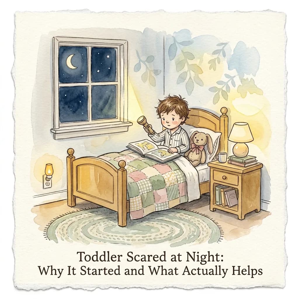 Toddler Scared at Night: Why It Started and What Actually Helps